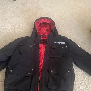 Snap-On Black and Red Performance Jacket